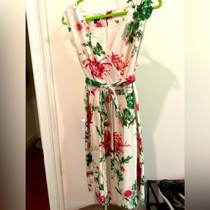 Silk Talbots V-Neck Dress 16P